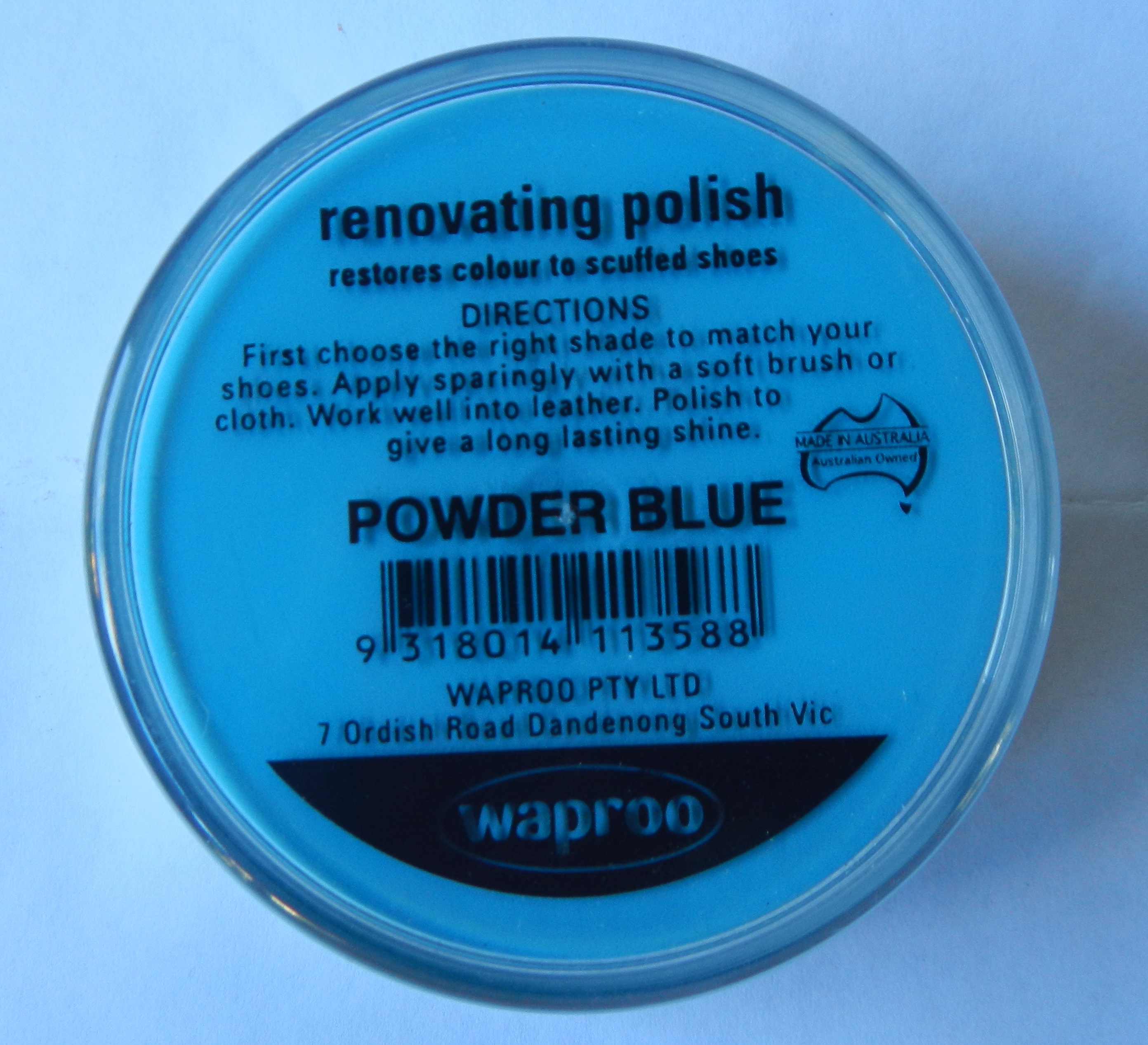 Powder Blue Renovating Polish Waproo